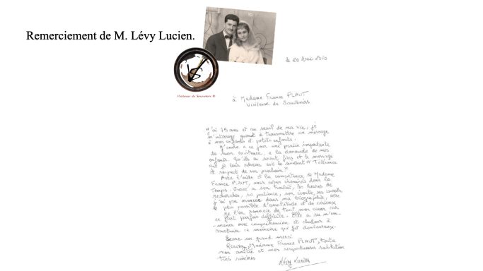 Témoignage biographie famille Lévy