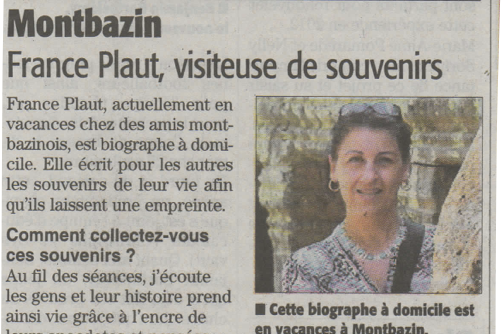 Avis presse Biographe, biographie, autobiographie