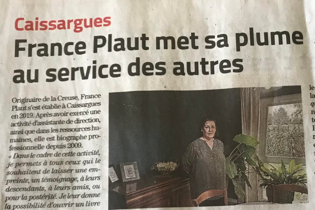 Avis presse Biographe, biographie, autobiographie